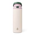 Stainless Steel 2-in-1 Straw & Chug Water Bottle - Blush 24oz