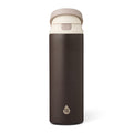 24oz Stainless Steel 2-in-1 Water Bottle with Straw & Chug Lid - Brown