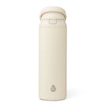 24oz Stainless Steel Water Bottle with 2-in-1 Straw & Chug Lid - Cream