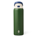 32oz Stainless Steel 2-in-1 Water Bottle with Straw & Chug Lid - Army
