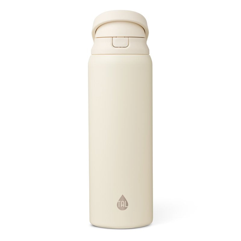 32oz Stainless Steel 2-in-1 Water Bottle with Straw & Chug Lid - Off-White