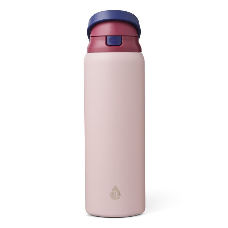 32oz Stainless Steel 2-in-1 Water Bottle with Straw & Chug Lid - Mauve