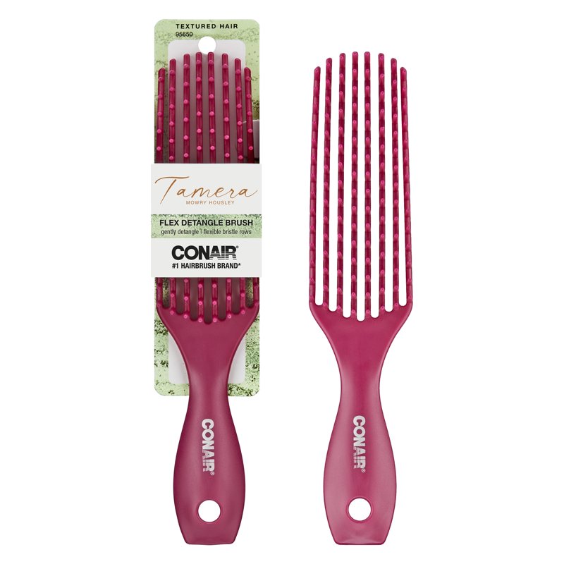 Detangle Curly Hair Brush - Flexible Bristles for Curly Hair