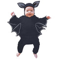 Baby Bat Romper & Jumpsuit Halloween Outfit - Dark Gray, 18-24 Months Variation Z20-20