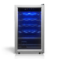 24 Bottle Stainless Steel Wine Cooler - Compact & Efficient