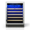 Stainless Steel 52-Bottle Wine Cooler - 5.3 Cu. Ft.