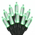 Halloween String Lights 33ft 100 LED Waterproof Green Battery-Powered Indoor Outdoor