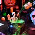 Indoor Halloween Decor Set with Floating Potion Cauldron & Mist Maker