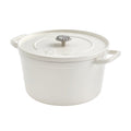 7-Quart Enameled Cast Iron Dutch Oven with Lid - Linen