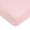 Pink Fitted Crib Sheet 100% Cotton Jersey - Soft, Breathable, Hypoallergenic Baby Bedding