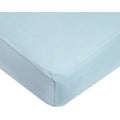 Mini Crib Sheet Blue 100% Cotton Jersey Fitted Mattress Cover for Baby