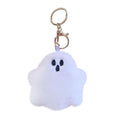 Halloween Ghost Plush Keychain Pendant - White Spooky Ghost Backpack Charm