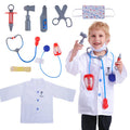 Kids Doctor Costume Set S - 9-Piece Role Play Dress-Up Halloween Toy