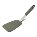 Silicone Large Turner - Heat-Resistant Kitchen Tool - Dark Green