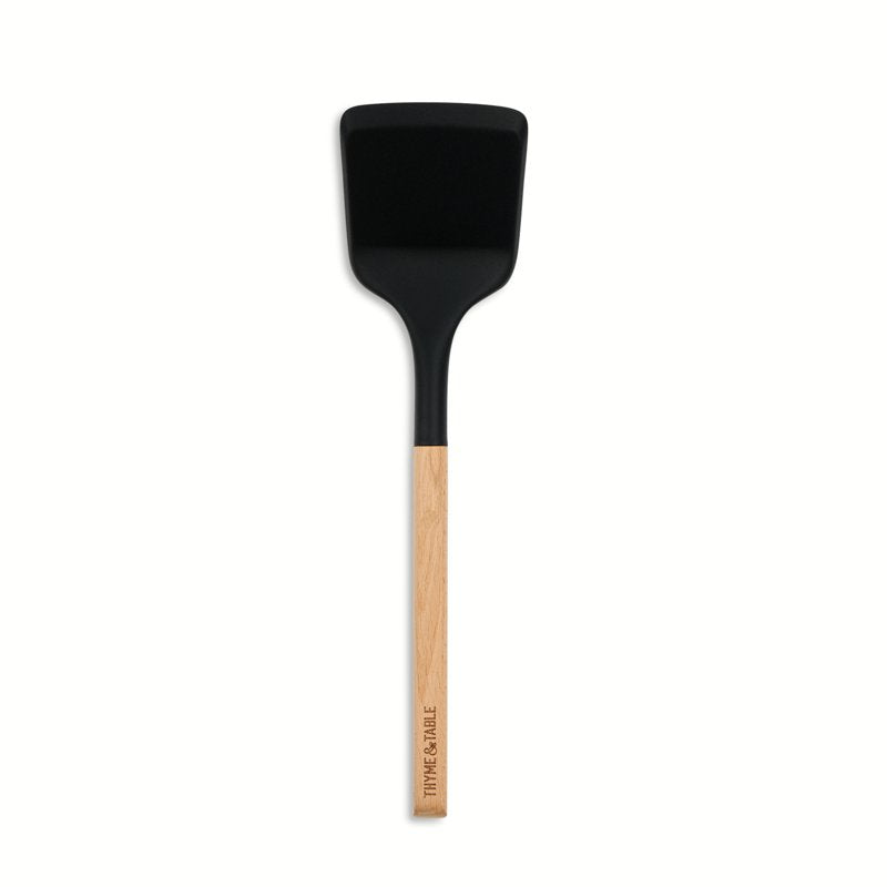 Wood Turner with Heat-Resistant Silicone Head - Rustic Design