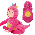 Pink Dinosaur Toddler Baby Romper Costume for 0-24 Months - Hot Pink Variation