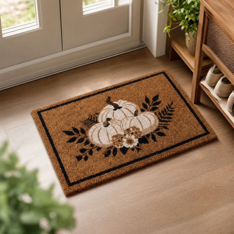 Fall Doormat 24x36 inches Outdoor Entry Rug for Front Door Kitchen Bathroom Decor