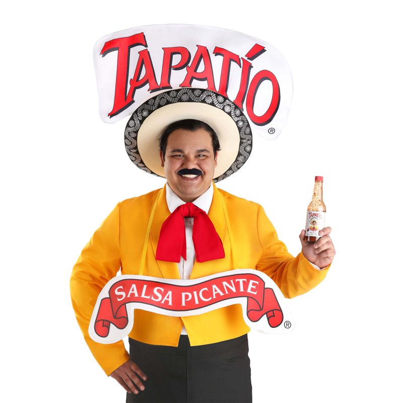 Plus Size Tapatio Man Costume 4X Food & Spicy Hot Sauce Cosplay