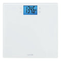 Digital Glass Wellness Scale 11.8x11.8 inches - White, 400 lb Capacity, FSA HSA Eligible