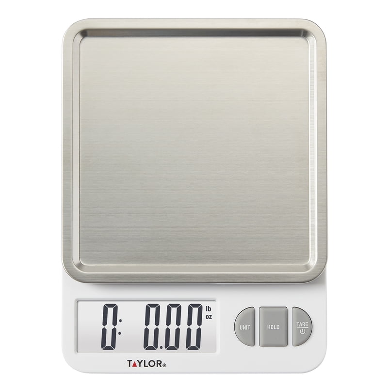 Digital Kitchen Scale with Stainless Steel Tray - 11lb Capacity
