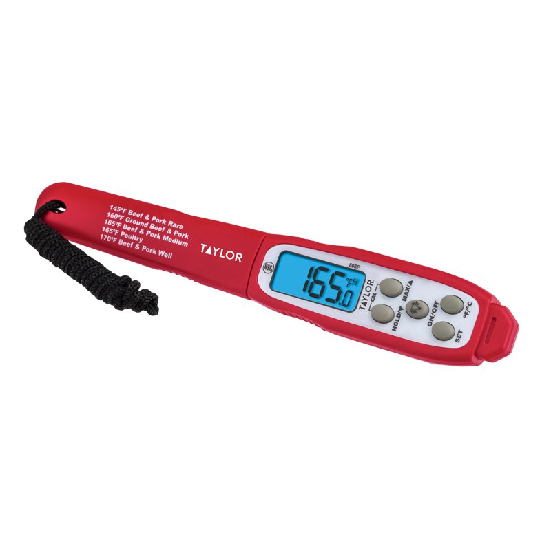 Waterproof Digital Grilling Thermometer with Hold Feature