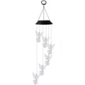 Solar Wind Chime Spinner Outdoor Garden Decor LED Courtyard Ornament - Variation P
