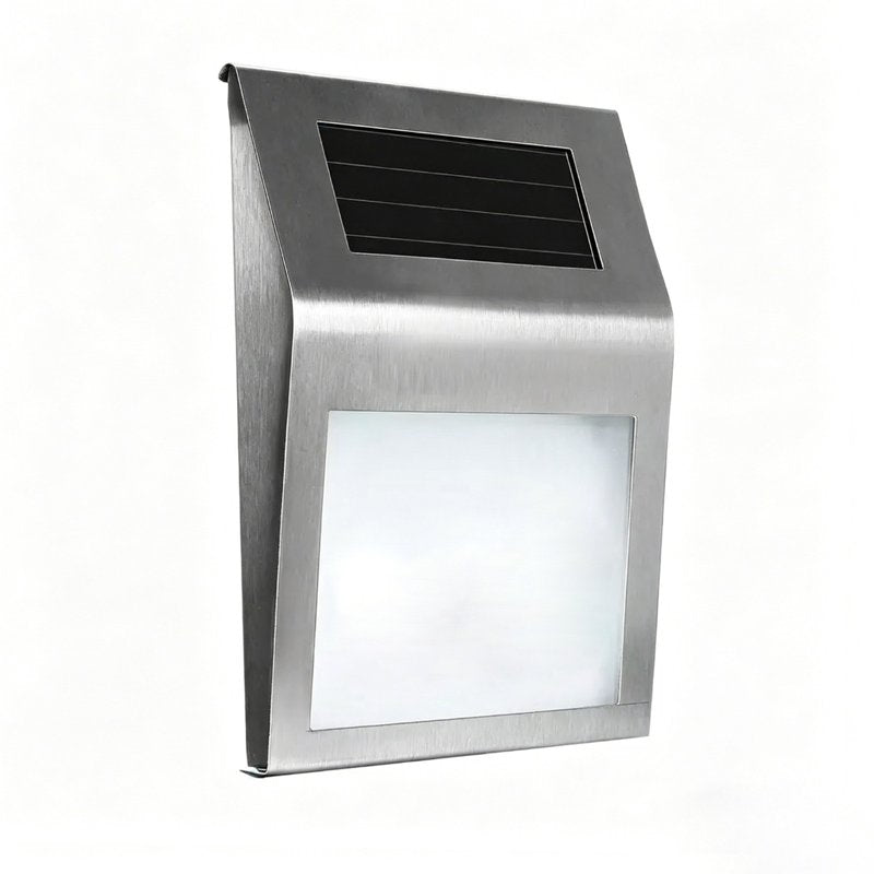 Solar House Number Light with Address Sign - Waterproof Wall Mount, LED Illuminated, Variation H