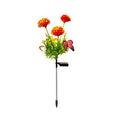 Solar Powered LED Flower Lamp Outdoor Garden Yard Decor - Green B Variation