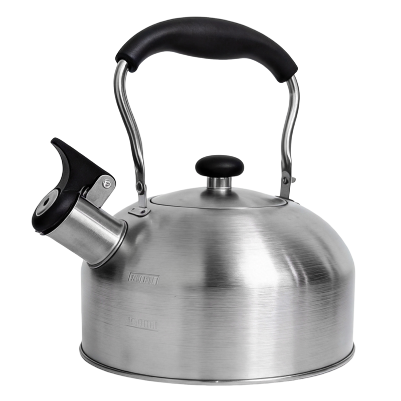 2L Stainless Steel Whistling Tea Kettle for Gas & Induction Stovetops