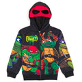 Teenage Mutant Ninja Turtles Kids' Cosplay Fleece Zip Hoodie - Black, 6 Variation