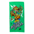 Teenage Mutant Ninja Turtles Kids Beach Towel - 28x58 Inches, Green Cotton