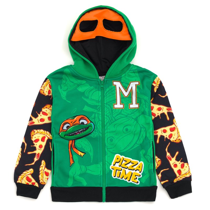 Kids Teenage Mutant Ninja Turtles Cosplay Hoodie - 5T Michelangelo Orange
