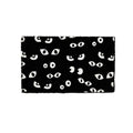 Halloween Doormat 19.7x31.4IN Witch Eye Entryway Rug - Black & Orange, Non-Slip, Indoor/Outdoor - Variation A