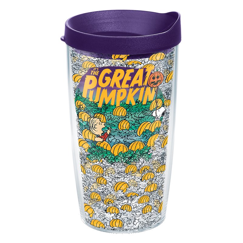 Insulated 16oz Pumpkin Tumbler - Keeps Drinks Hot & Cold, Made in USA