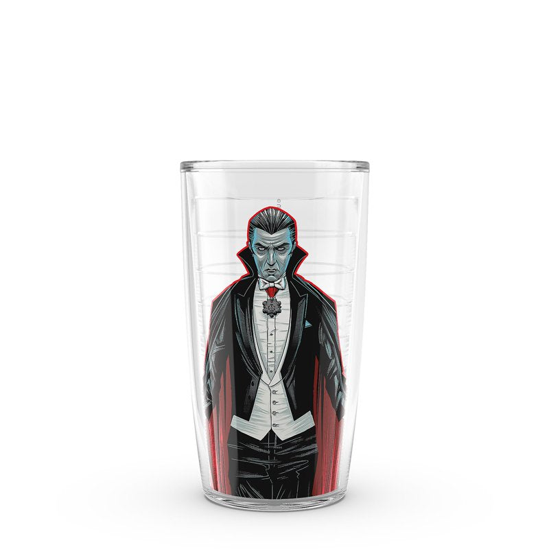 Tervis Universal Dracula Double Wall Insulated 16oz Travel Tumbler - Keeps Drinks Hot & Cold - Made in USA - Variation: Dracula