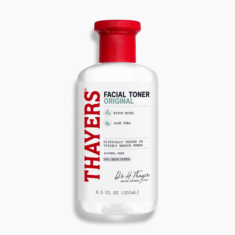 Alcohol-Free Witch Hazel Facial Toner with Aloe Vera for All Skin Types, 8.5 oz