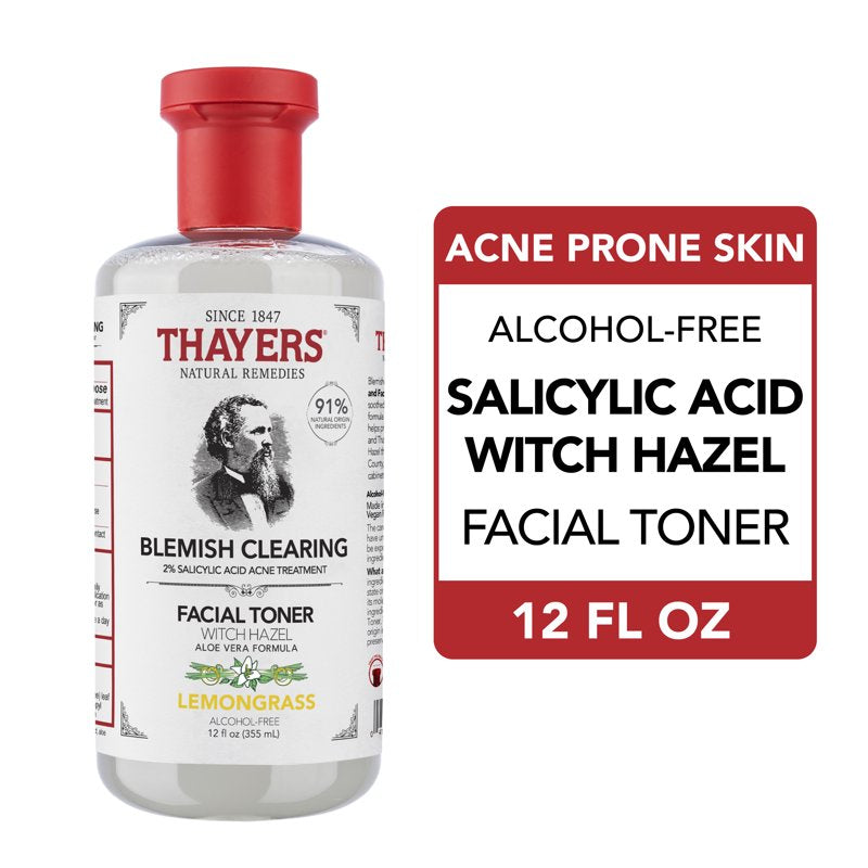 Blemish Clearing Salicylic Acid Toner 2% Acne Treatment - 12 fl. oz.