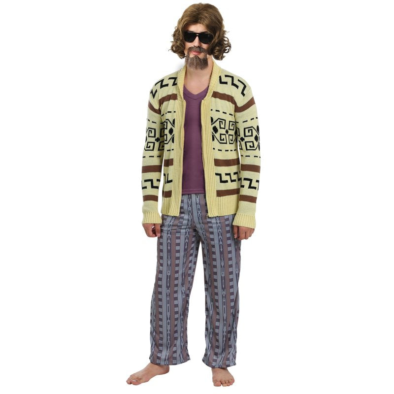 Big Lebowski The Dude Plus Size Sweater Costume 2X - Licensed Movie Cosplay