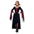 Vampire Countess Costume - Long Lace Dress & Choker Set - Size L