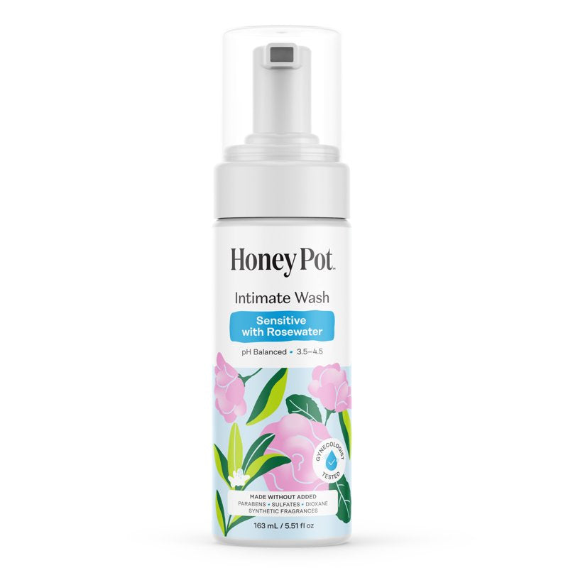 Sensitive Intimate Wash with Rosewater - 5.51 fl oz