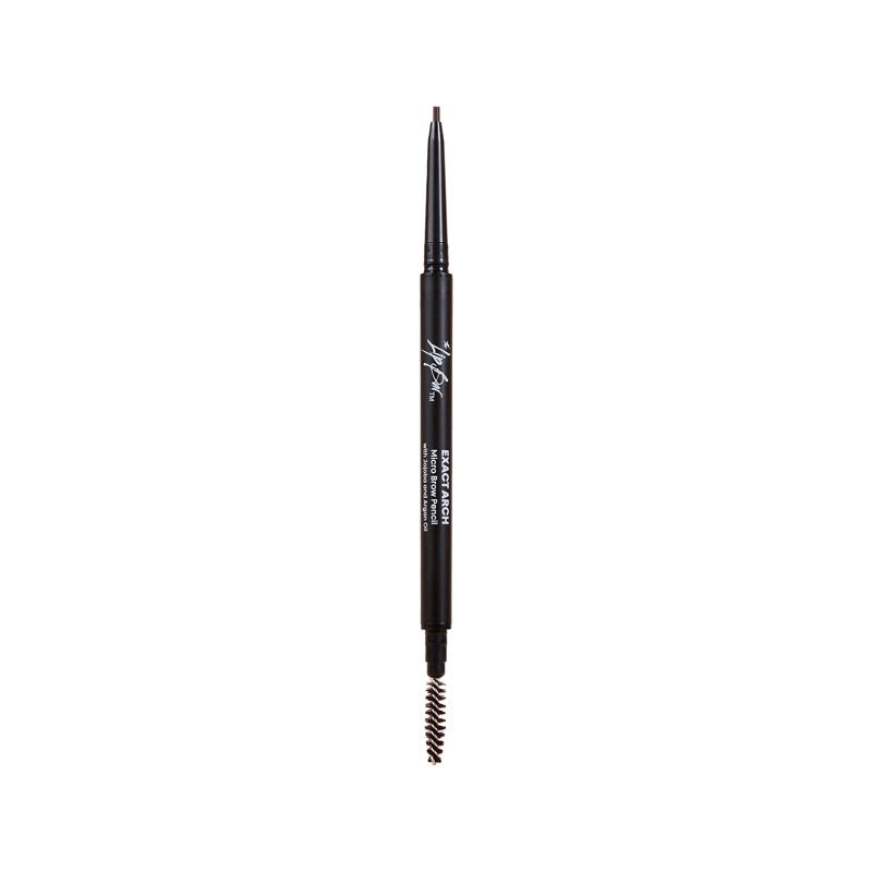 Micro Brow Pencil with Spoolie Brush - Dark Brown, Vegan & Cruelty-Free