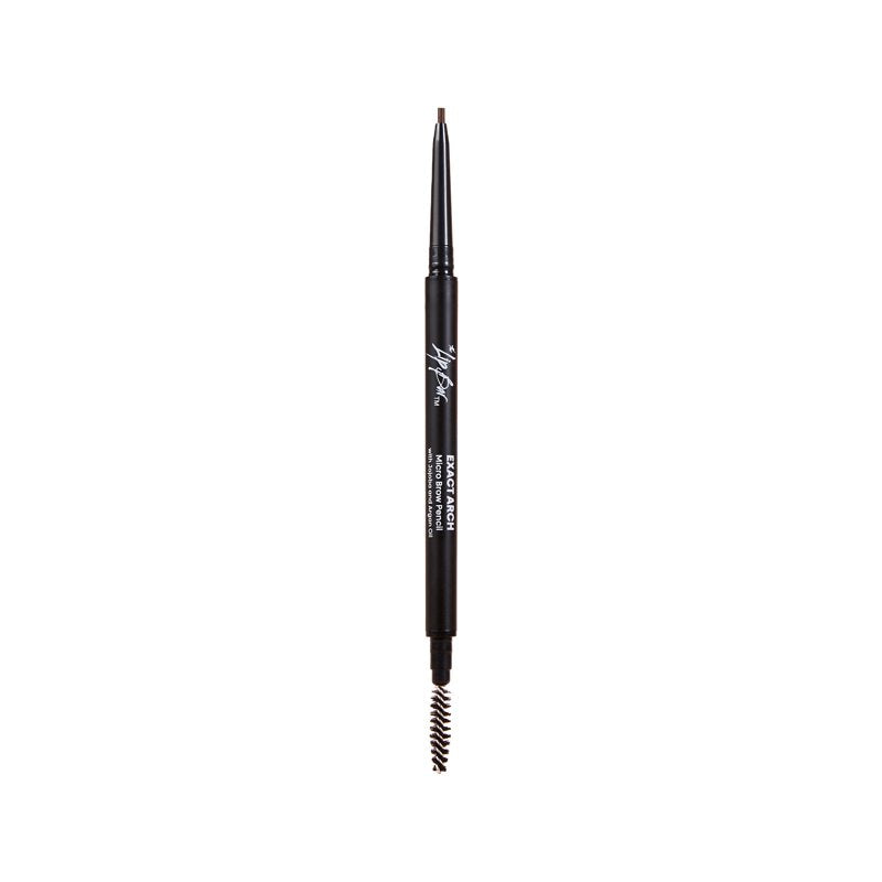 Micro Brow Pencil with Spoolie Brush - Medium Brown - Retractable Fine Tip