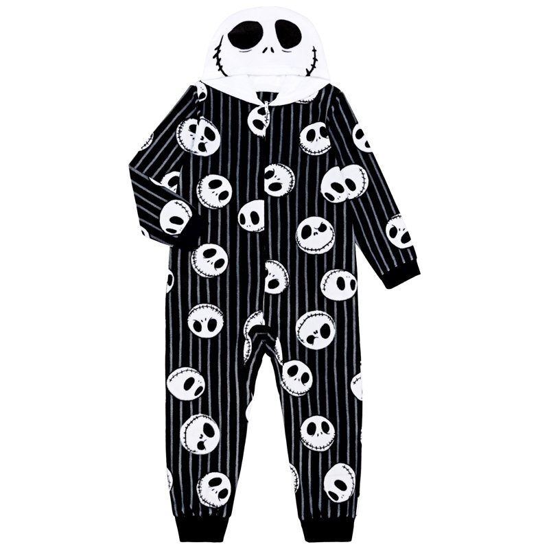 The Nightmare Before Christmas Boys Halloween Unionsuit - Black, M (8)