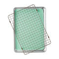 Aluminum Sheet Pan Set with Wire Rack & Silicone Mat - 3-Piece 13"x18"