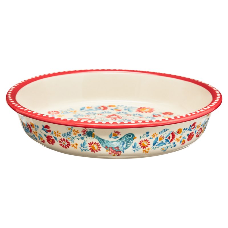 9-Inch Round Ceramic Pie Pan - The Pioneer Woman