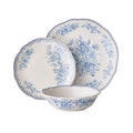 12-Piece Stoneware Dinnerware Set - Blue
