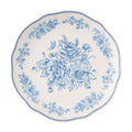 Agatha Stoneware Dinner Plate - Blue Floral Design