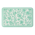 Comfort Kitchen Mat - Green Floral Design, 20" x 30"