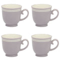 Ainsley Ceramic Mug Set - Iris, 4-Pack