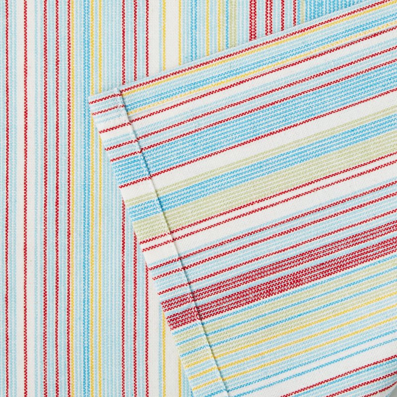Chunky Stripe Fabric Napkins Set of 4 - Multi-Color 20" x 20"